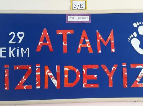 29 Ekim Cumhuriyet Bayramı Sınıf Etkinliklerimiz(3e)